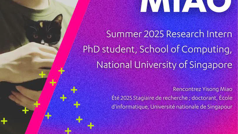 Yisong featured as a Vector Institute Intern