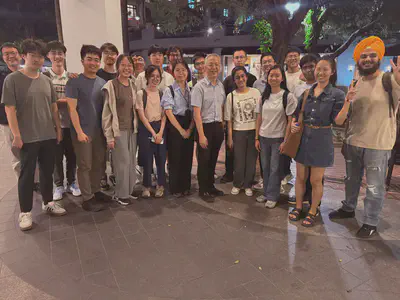 WING 2026 spring outing group at Clarke Quay