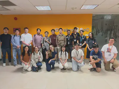 Yisong with the 2026 cohort of NUS SRI
