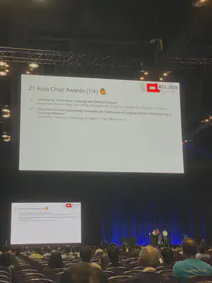 ACL 2024 Senior Area Chair Award (Discourse and Pragmatics track)