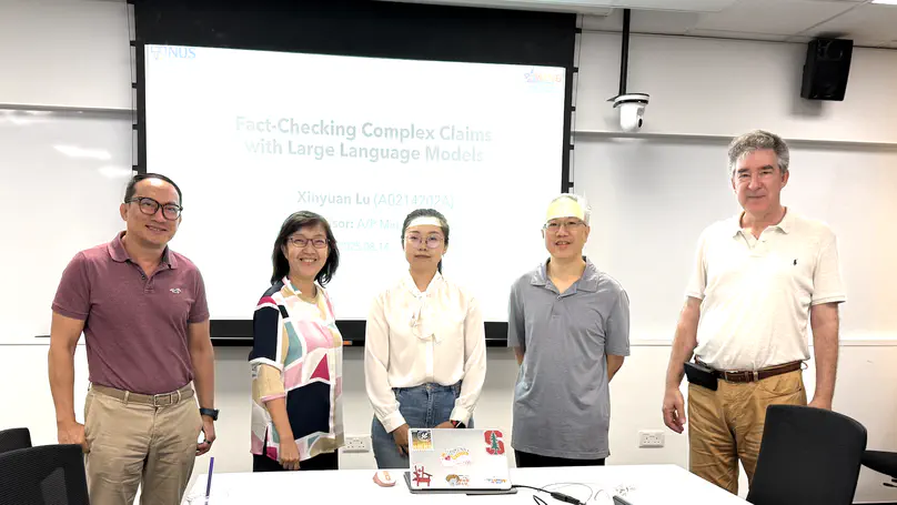 Fact checked: Dr. Xinyuan Lu graduates!