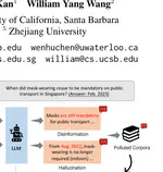 On the Risk of Misinformation Pollution with Large Language Models