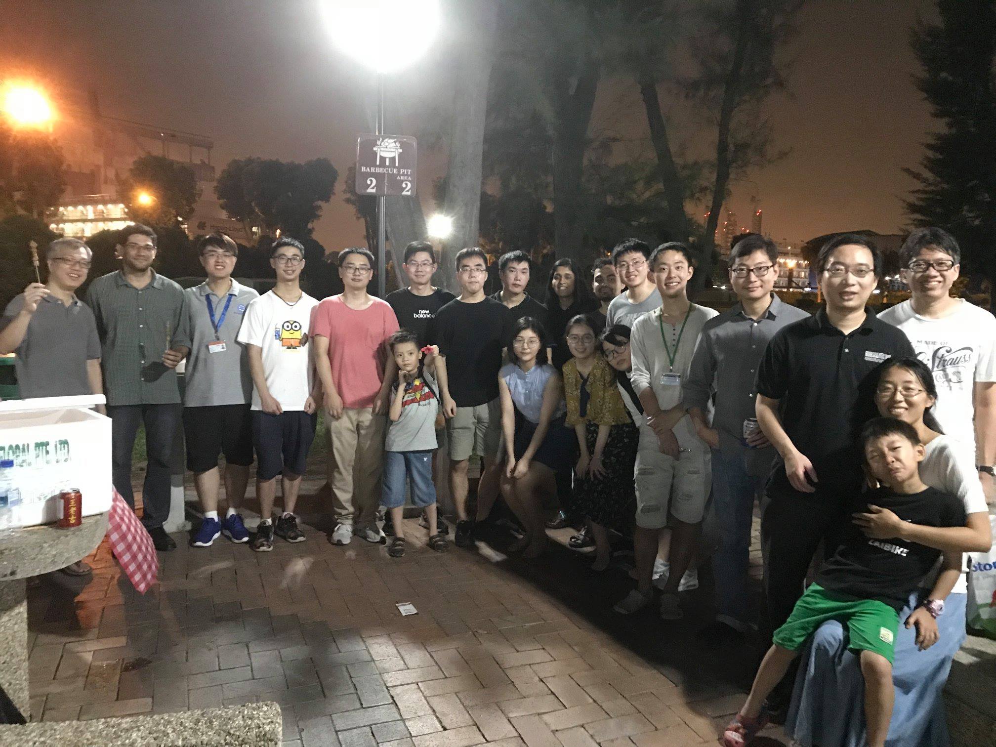<b>Group Dinner: Barbecue at West Coat Park</b><br> Wing members, Alumni, Visiting students, Interns, Visting Professors, friends in Singapore
